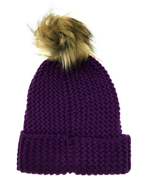 fendi beanie faux fur trim bobble|fendi clothing for women.